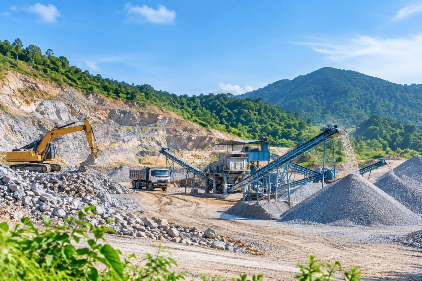 Hà Tĩnh chấp thuận chủ trương đầu tư dự án bãi chế biến khoáng sản tại xã Kim Hoa