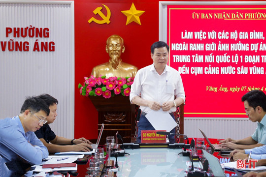 Vung Ang Accelerates Land Clearance, Paving the Way for a Series of Large-Scale Projects