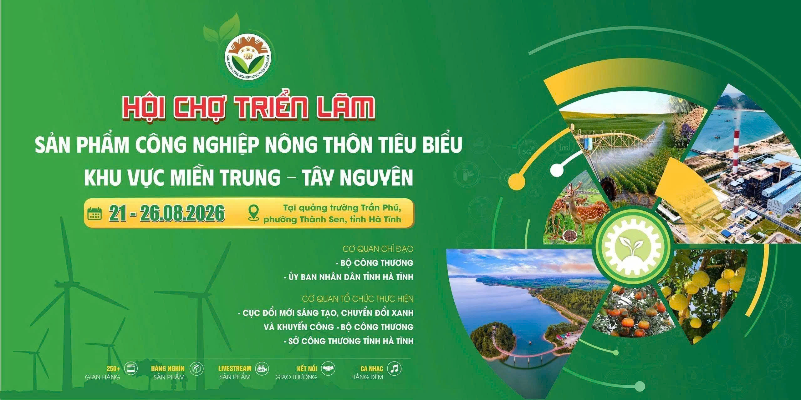 Hội chợ triển lãm sản phẩm công nghiệp nông thôn tiêu biểu khu vực miền Trung – Tây Nguyên năm 2026