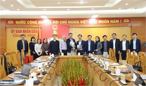 Chương trình xúc tiến hợp tác giữa UBND tỉnh với đối tác châu Âu về lĩnh vực tài chính, y tế, giáo dục 