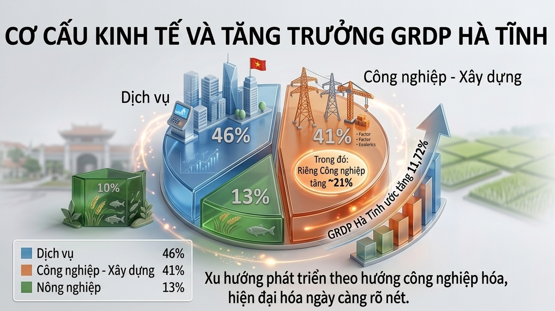 Hà Tĩnh quý I/2026: Giữ vững đà tăng trưởng, tạo nền tảng bứt phá cho cả năm