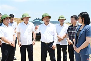 Bí thư Tỉnh ủy Nguyễn Duy Lâm: Đẩy nhanh tiến độ xây dựng KCN Gia Lách mở rộng 