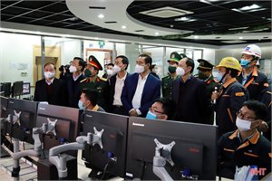 Chủ tịch UBND tỉnh Hà Tĩnh kiểm tra một số dự án trọng điểm tại KKT Vũng Áng