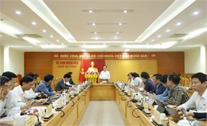 Hà Tĩnh sẽ tổ chức Hội nghị công bố Quy hoạch tỉnh thời kỳ 2021-2030, tầm nhìn đến năm 2050 và Xúc tiến đầu tư trong tháng 5/2023 