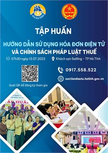 Giấy mời tham dự Tập huấn, hướng dẫn sử dụng hóa đơn điện tử và các chính sách pháp luật thuế 