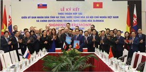 Tỉnh Hà Tĩnh và chính quyền vùng tự trị Trnava – Cộng hòa Slovakia ký thỏa thuận hợp tác 