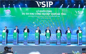 KCN VSIP Hà Tĩnh – Tạo bước phát triển đồng bộ hạ tầng công nghiệp Hà Tĩnh 